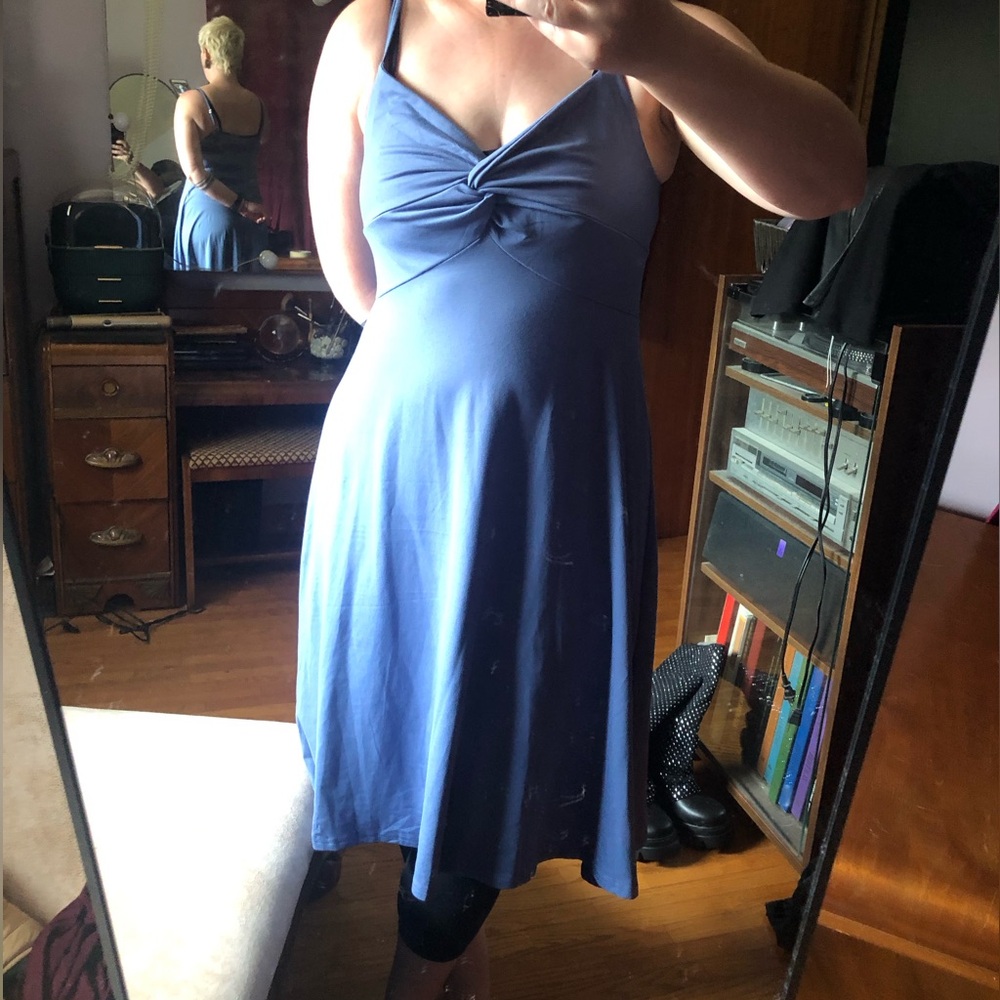 Baby blue dress